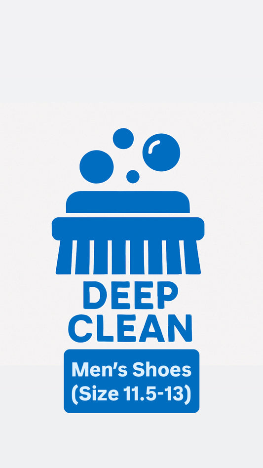 Deep Clean Men's Shoes (size 11.5-13)